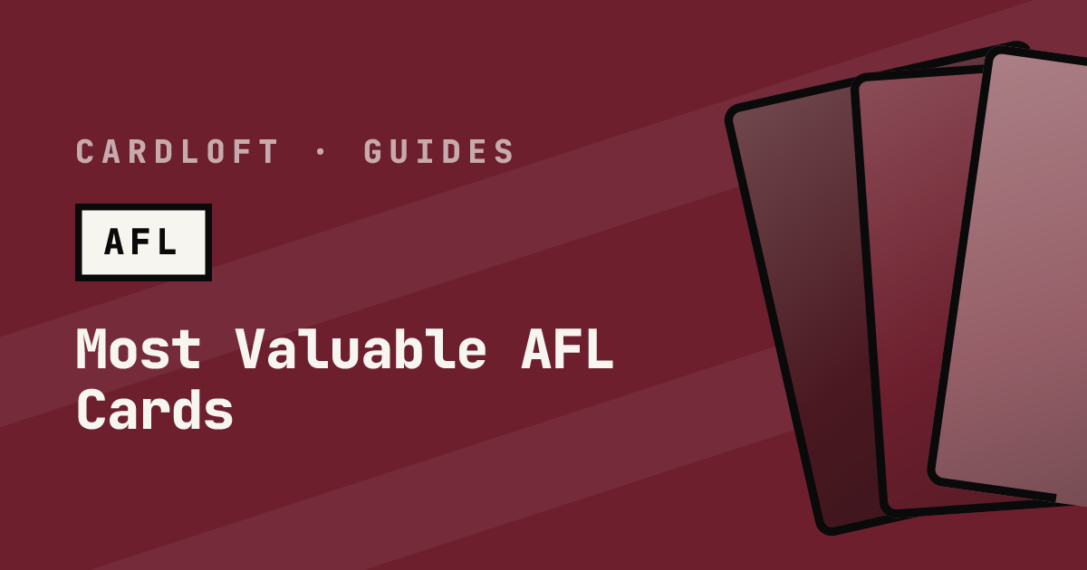 Most Expensive AFL Cards Ever Sold (2026) | CardLoft